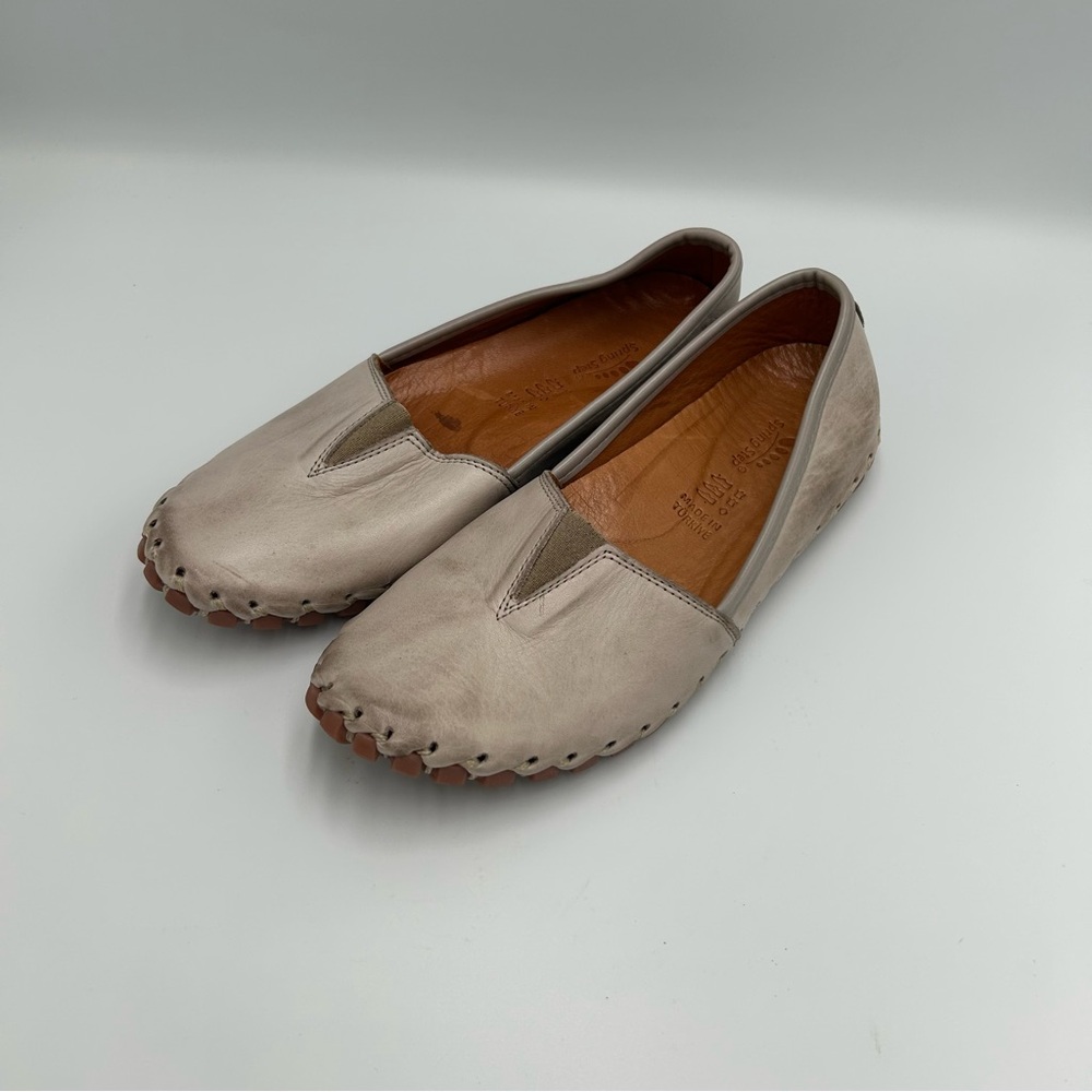 Spring Step Kathaleta Premium Leather Slip On Comfort Flats Shoes Size 38